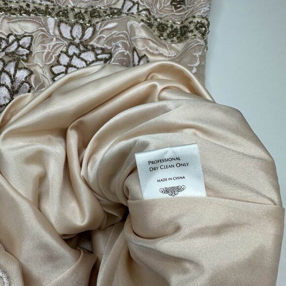 Sue Wong Nocturne Women's NWT Pink Beaded Embroidered‎ Floral Formal Dress 6/C36 - Picture 16 of 17